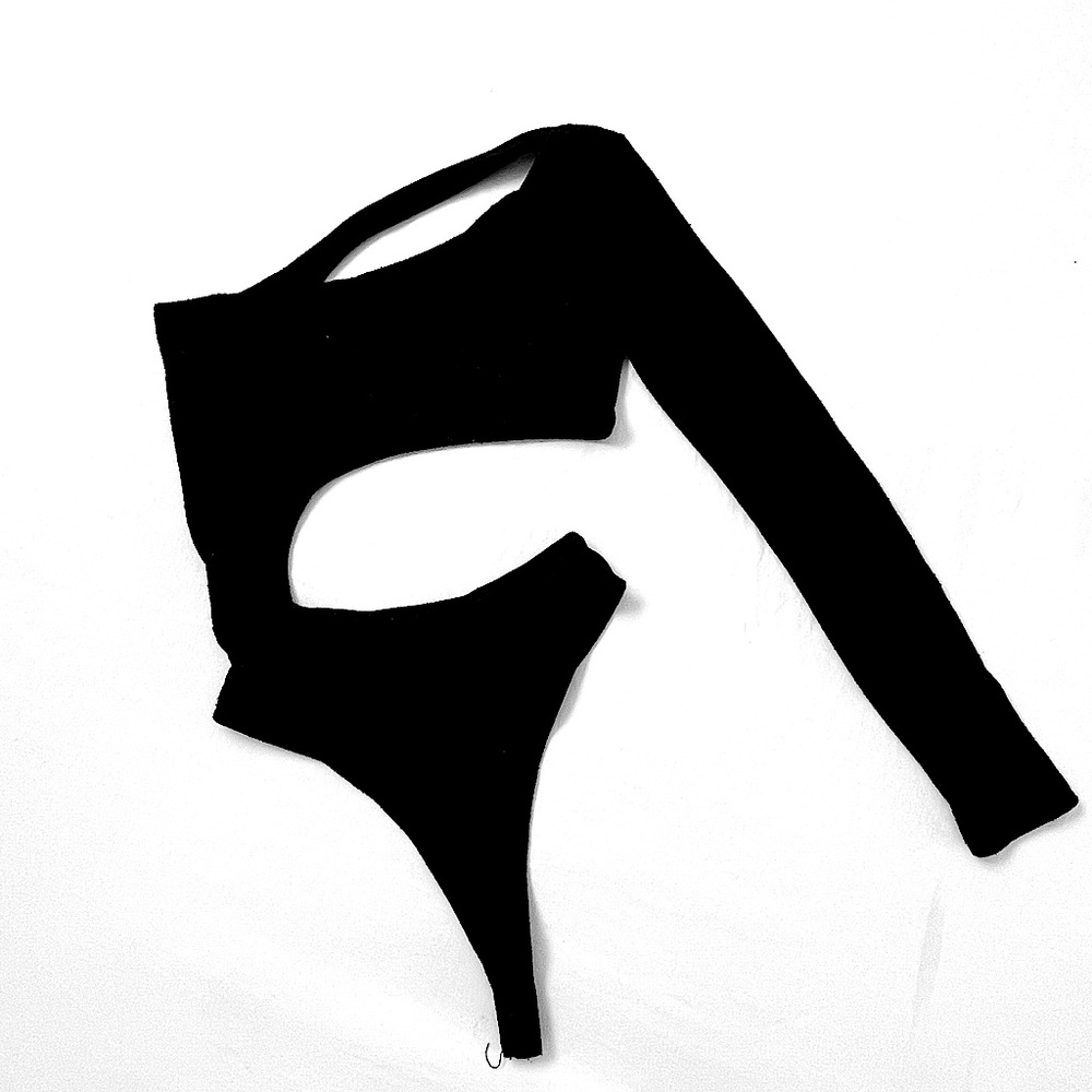 Sorella Black Cropped Body Suit